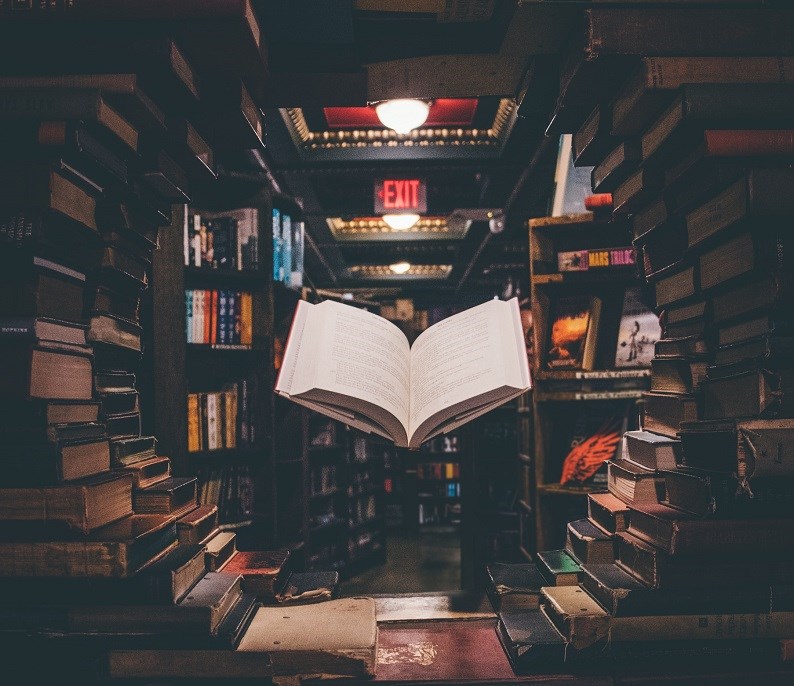 Book in library