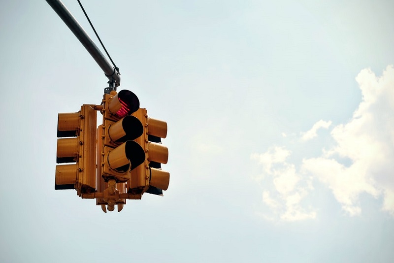 Stoplight red