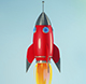 Rocket taking off thumbnail
